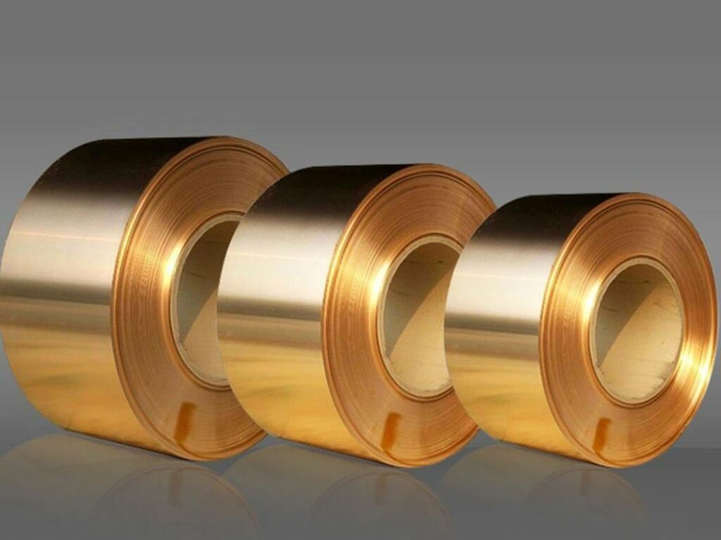 Бронзовая лента 0,02 мм БрБ2 ГОСТ 1789-2013