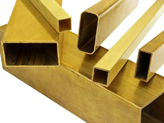 Бронзовая профильная труба 85 мм 100 мм 7.5 мм БрАЖМЦ