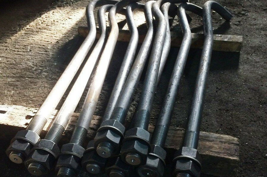 Фундаментный болт 64 мм 2000 мм 2,2 Ст3 ГОСТ 24379.1-2012