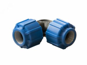 Отвод ПНД компрессионный 25 х 1" с внутренней резьбой