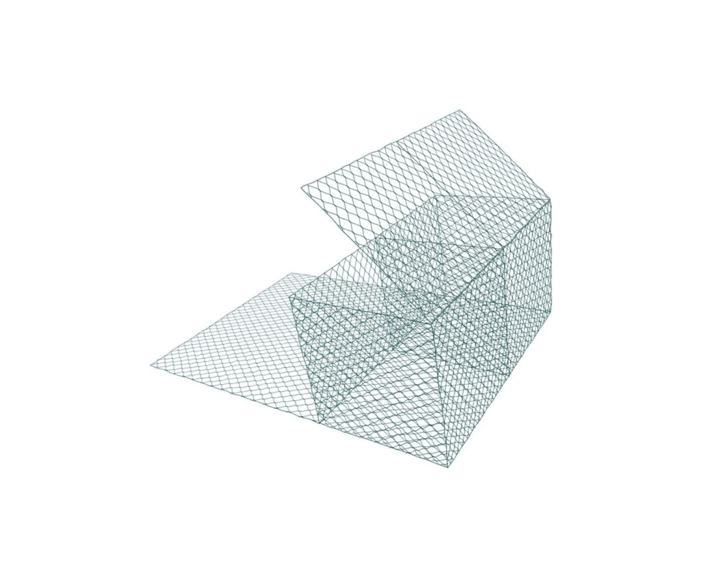 Система Террамеш 4 м 2 м 1 м 2.7 мм 8x10 см Gaflan ГОСТ Р 52132-2003